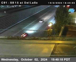 SB 15 at Del Lago bridge