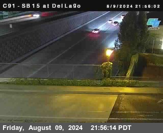 SB 15 at Del Lago bridge