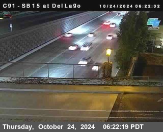 SB 15 at Del Lago bridge