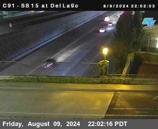 SB 15 at Del Lago bridge