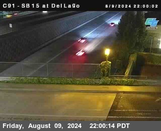 SB 15 at Del Lago bridge