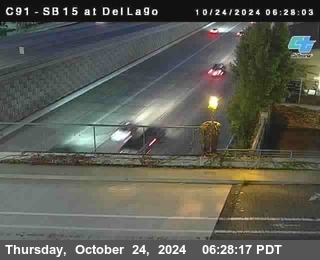 SB 15 at Del Lago bridge