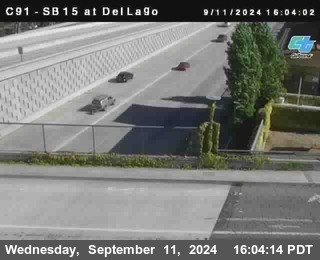 SB 15 at Del Lago bridge