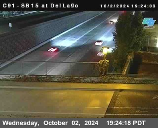 SB 15 at Del Lago bridge