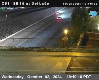 SB 15 at Del Lago bridge