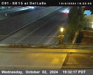 SB 15 at Del Lago bridge