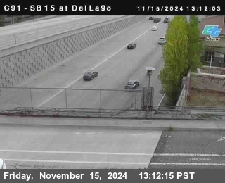 SB 15 at Del Lago bridge