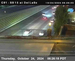 SB 15 at Del Lago bridge