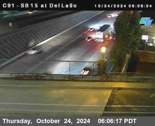 SB 15 at Del Lago bridge