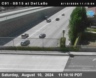 SB 15 at Del Lago bridge