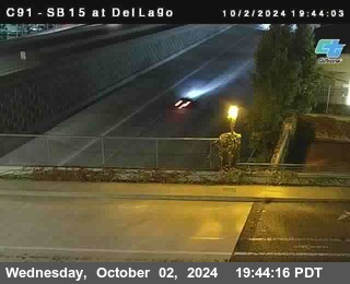 SB 15 at Del Lago bridge