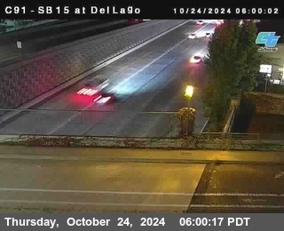 SB 15 at Del Lago bridge