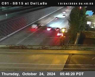 SB 15 at Del Lago bridge