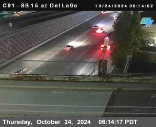 SB 15 at Del Lago bridge