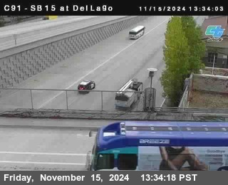 SB 15 at Del Lago bridge