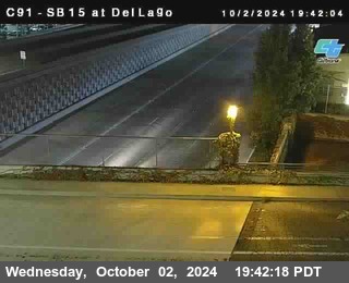 SB 15 at Del Lago bridge