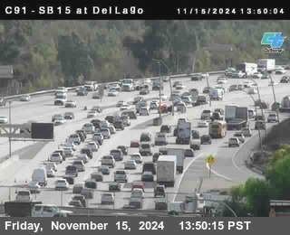 SB 15 at Del Lago bridge