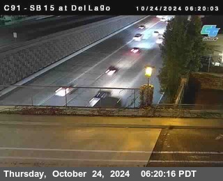 SB 15 at Del Lago bridge