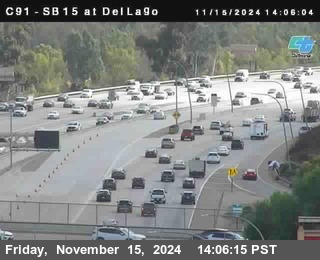 SB 15 at Del Lago bridge