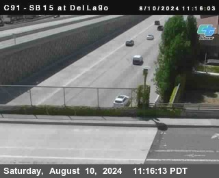 SB 15 at Del Lago bridge