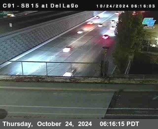 SB 15 at Del Lago bridge