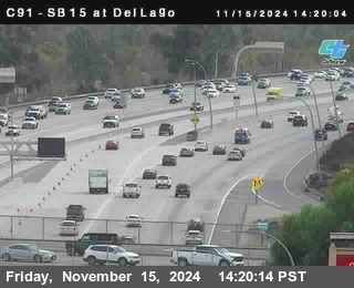 SB 15 at Del Lago bridge