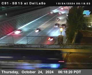 SB 15 at Del Lago bridge