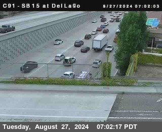 SB 15 at Del Lago bridge