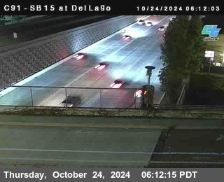 SB 15 at Del Lago bridge