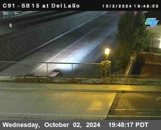 SB 15 at Del Lago bridge