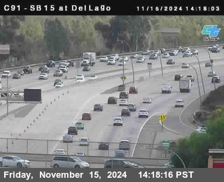 SB 15 at Del Lago bridge