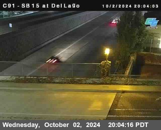 SB 15 at Del Lago bridge