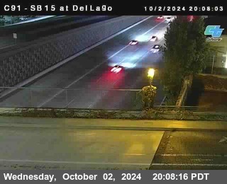 SB 15 at Del Lago bridge