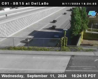 SB 15 at Del Lago bridge