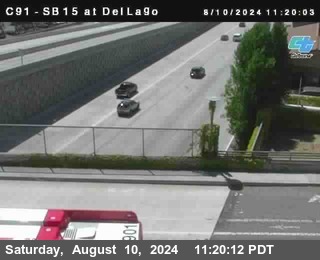 SB 15 at Del Lago bridge