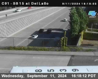 SB 15 at Del Lago bridge