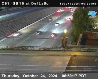 SB 15 at Del Lago bridge