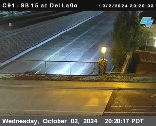 SB 15 at Del Lago bridge