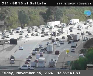 SB 15 at Del Lago bridge