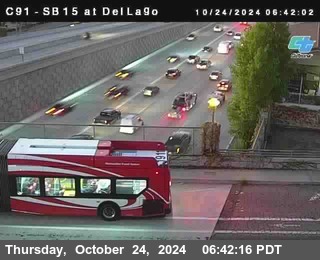 SB 15 at Del Lago bridge