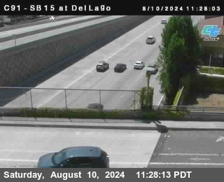 SB 15 at Del Lago bridge