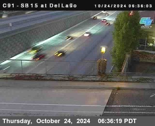 SB 15 at Del Lago bridge