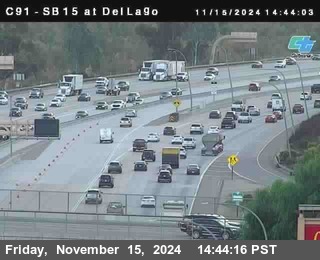 SB 15 at Del Lago bridge