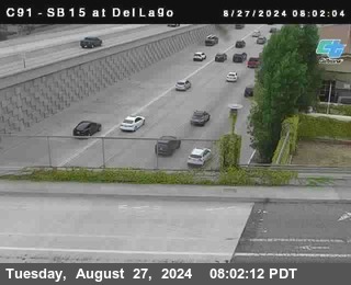 SB 15 at Del Lago bridge