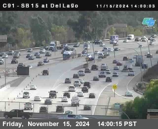 SB 15 at Del Lago bridge