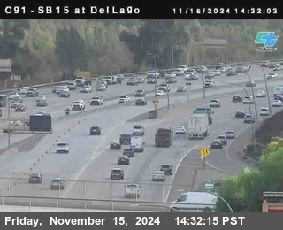 SB 15 at Del Lago bridge