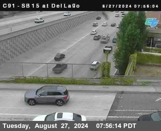 SB 15 at Del Lago bridge