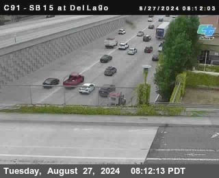 SB 15 at Del Lago bridge