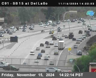 SB 15 at Del Lago bridge