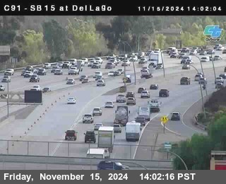 SB 15 at Del Lago bridge